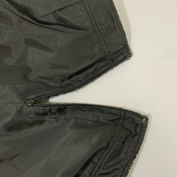 Loft Woven Black & White Skirt - Petite Size 8 - NWT - Picture 5 of 9